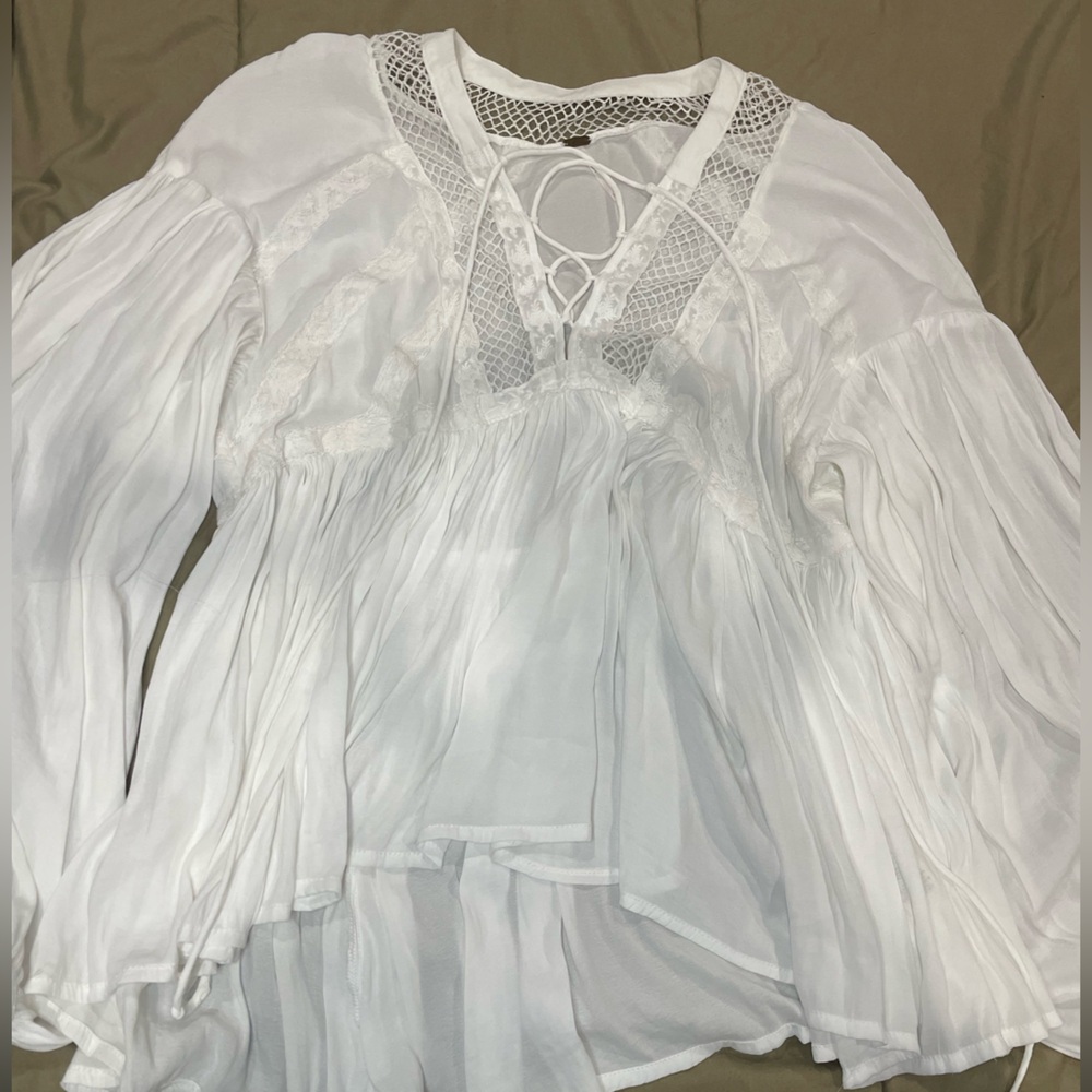 Free people white top
